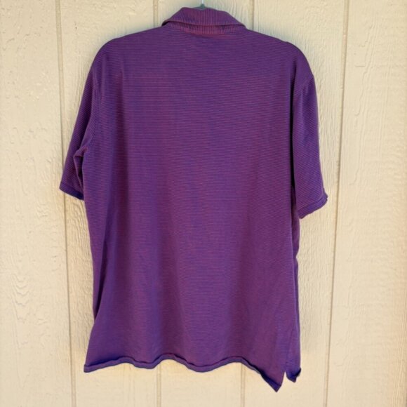 Holderness & Bourne Nagle Polo Men's XL Navy Red Striped Golf Comfort Summer - Picture 6 of 8